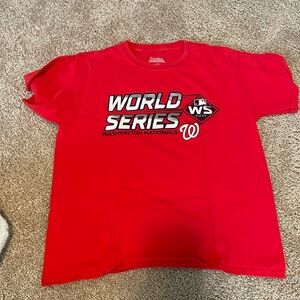 Vintage Washington Nationals World Series Tee